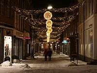 Viborg Christmas street illumination 2010-11-30