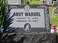 Warhol's grave