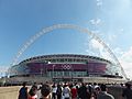 Wembley Stadium during London 2012 Olympic Games