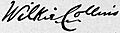 Wilkie Collins Signature