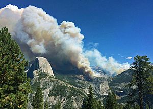 Yosemite Meadow fire, 9-7-2014