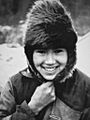Young woman with hat - Kaska - Lower Post BC 1945