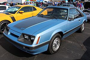 1985 Ford Mustang GT Hatchback (14209793880) (cropped)