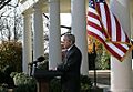 20071203-Bush speech on budget Rose Garden
