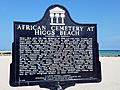 African Cemetery Historic Marker