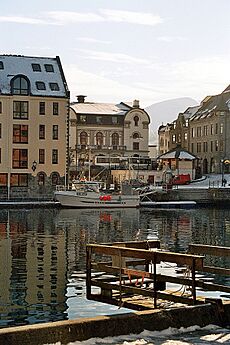 Alesund harbour