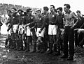 Andrzej Zelenay podczas Pucharu Polski w 1952 r.