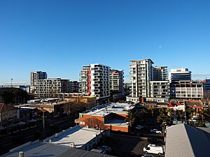 Apartment buildings in Wollongong August 2020