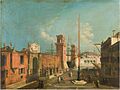 Artgate Fondazione Cariplo - Albotto Francesco, Veduta del campo e delle porte dell'Arsenale