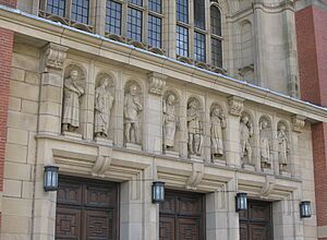Aston Webb Building Entrance Statues University of Birmingham