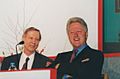 Bill Clinton with Professor Anthony Giddens (Joint Chair), 2001