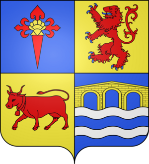 Blason ville fr Bergouey-Viellenave (Pyrénées-Atlantiques)