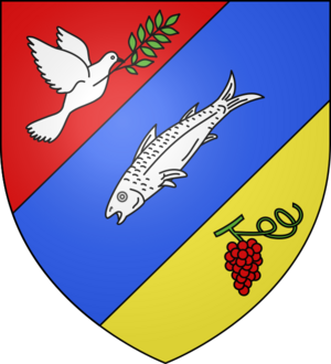 Blason ville fr Saint-Louis-de-Montferrand (Gironde)