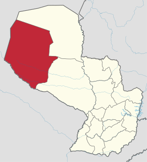 Location of Boquerón Department