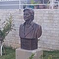 Bust of Hillary Clinton in Saranda (cropped)