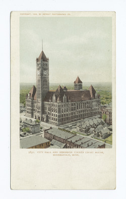 City Hall, Hennepin County Court House, Minneapolis, Minn (NYPL b12647398-62335)f