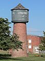 Collyer, Kansas SW water tower from W 1