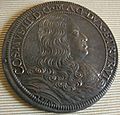 Cosimo III granduke of tuscany coins, 1670-1723, piastra 1680
