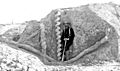 Daemonelix burrows (Harrison Formation, Middle Miocene; Agate Fossil Beds National Monument, northwestern Nebraska, USA) (15545351982)