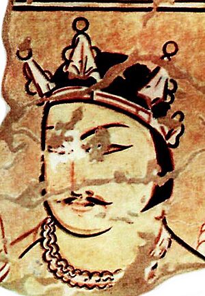 Dilbergin frescoe royal figure (cleaned up)