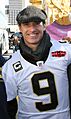 Drew Brees at Saints Super Bowl parade 2010-02-09