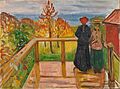 Edvard Munch - On the Veranda (1902)