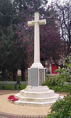 Egham War Memorial, St John's Church, Egham, Surrey 01