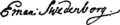 Emanuel Swedenborg signature