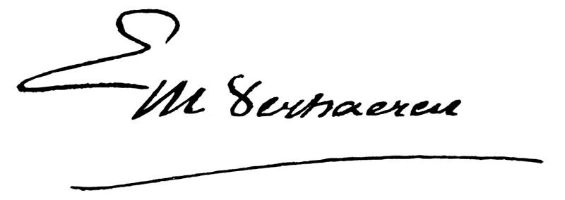 Emile Verhaeren's signature