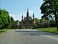 Entrance gate to Green-Wood Cemetery