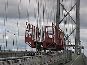 Forth Road Bridge cable inspection