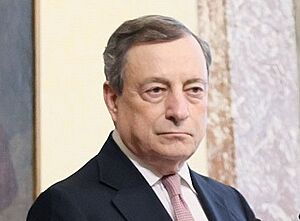 Fumio Kishida met with Mario Draghi at the Palazzo Chigi 2022 (17) (cropped)