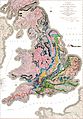 Geological map Britain William Smith 1815