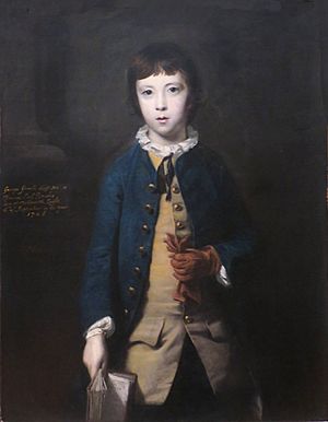 George Greville, later second Earl of Warwick by Joshua Reynolds