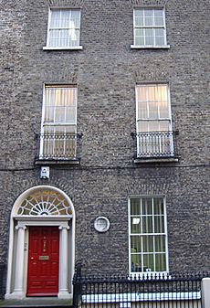 George Moore's house in Ely Place, Dublin, Ireland