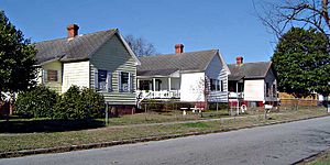 Mill houses in Graniteville