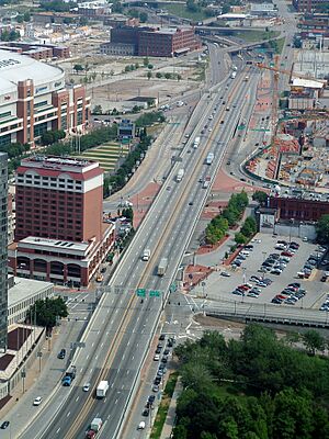 I-70 in downtown St. Louis