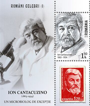 Ion Cantacuzino 2018 stampsheet of Romania