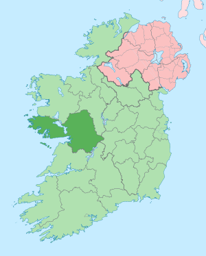 Location in Ireland