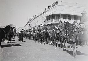 Israel in World War I - Australian cavalry unit in Jerusalem H OP 044