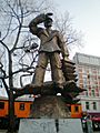 Jörg Immendorff 1986, Hans- Albers-Denkmal (Hans Albers Memorial), Hamburg, Germany 6