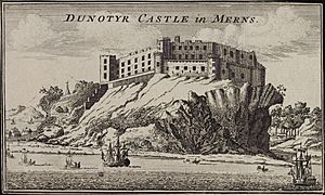 Jacobite broadside - Dunotyr Castle in Merns