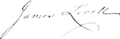 James Lovell signature