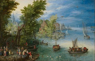 Jan Brueghel the Elder - River Landscape - Google Art Project