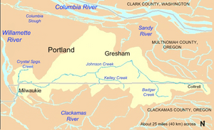 Johnson Creek watershed map.png