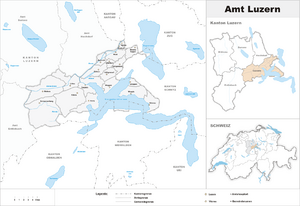 Location of Lucerne District