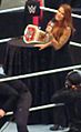 Lita presents the WWE Women's Championship at WrestleMania 32