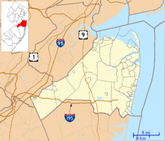 Sea Bright, New Jersey is located in Monmouth County, New Jersey