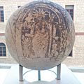 Magical sphere helios from theater of dionysus acropolis museum athens greece