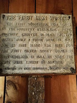 Marker -- Saugus First Iron Works 1898